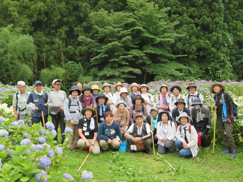 初夏の自然観察会～みちのくあじさい園〜