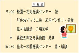 東和さおでって！米粉パンと佐々長と萬の行程案