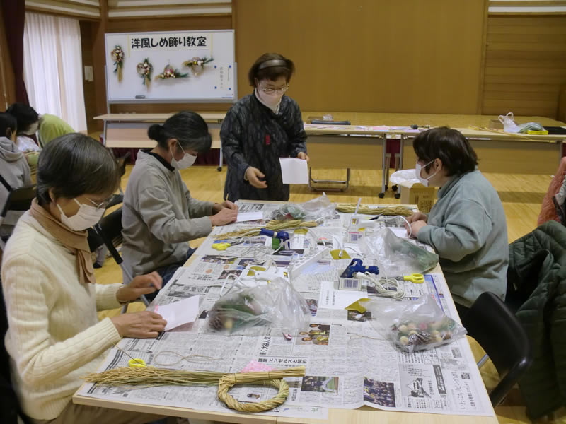 洋風しめ飾り教室