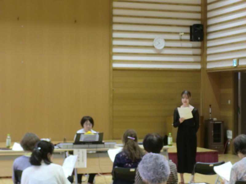 懐かしの歌声教室第2回