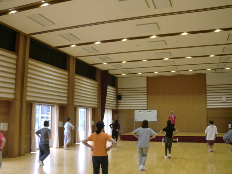 楽しい♪エアロビクス第2回のようす