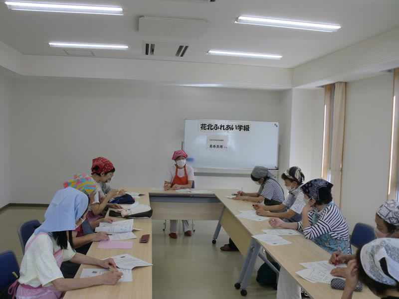 ふれあい学級第3回　健康料理教室その１