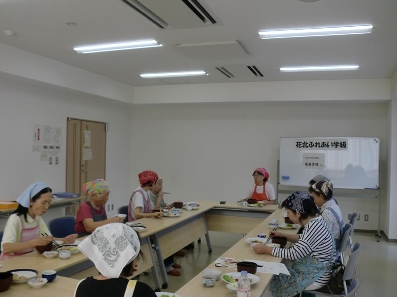ふれあい学級第3回　健康料理教室その１