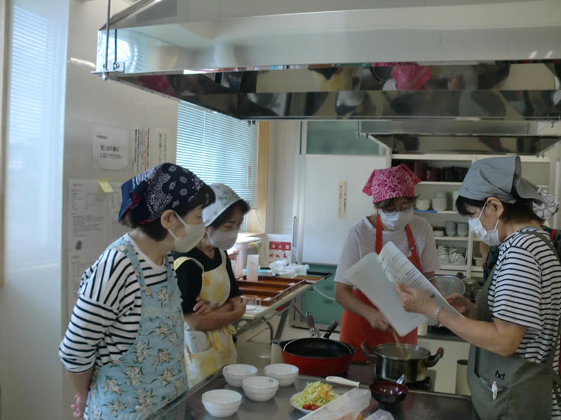 ふれあい学級第3回　健康料理教室その１