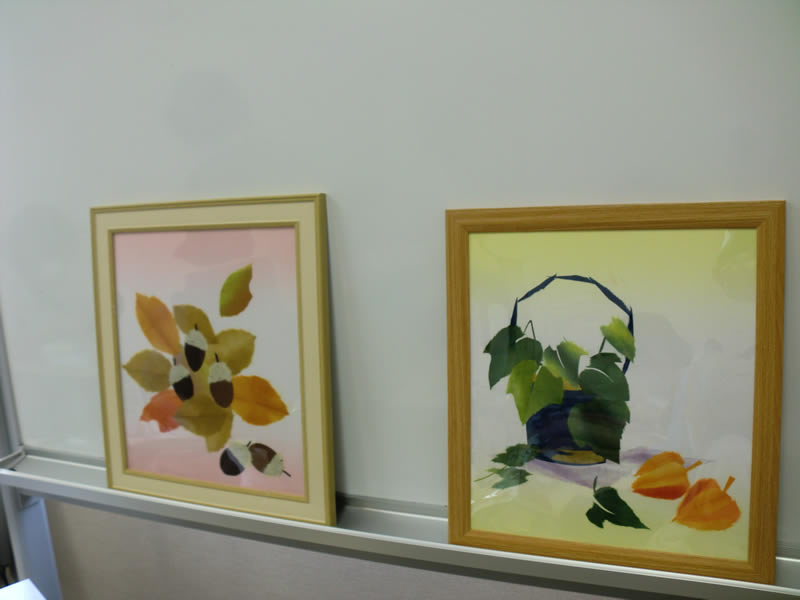 和紙ちぎり絵教室(秋)