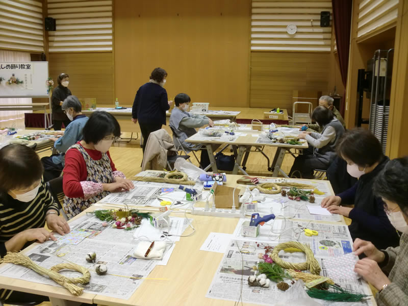 洋風しめ飾り教室